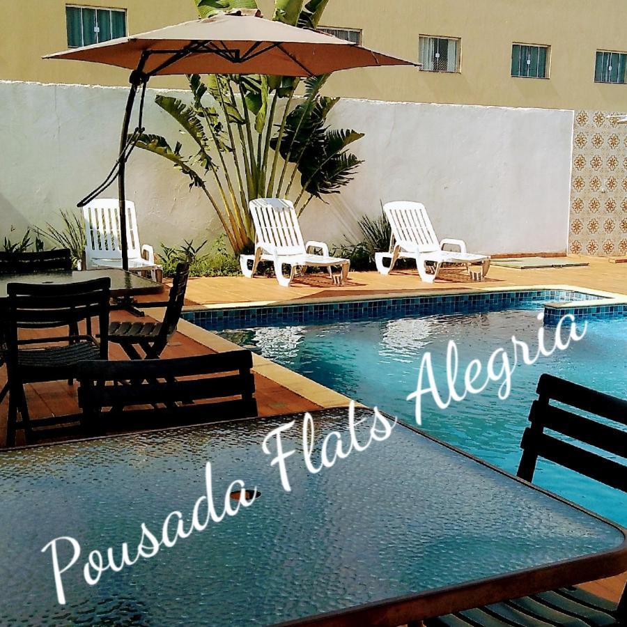 Pousada Flats Alegria Piscina Climatizada Olímpia Exterior foto